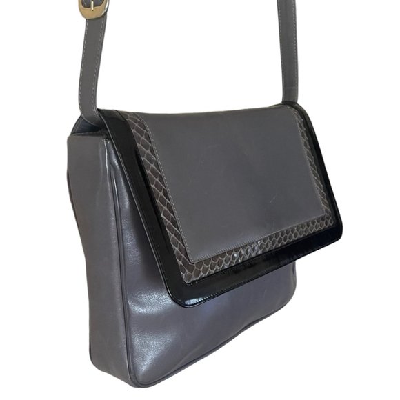 VTG Salvatore Ferragamo Leather Snakeskin Purse - Picture 2 of 16